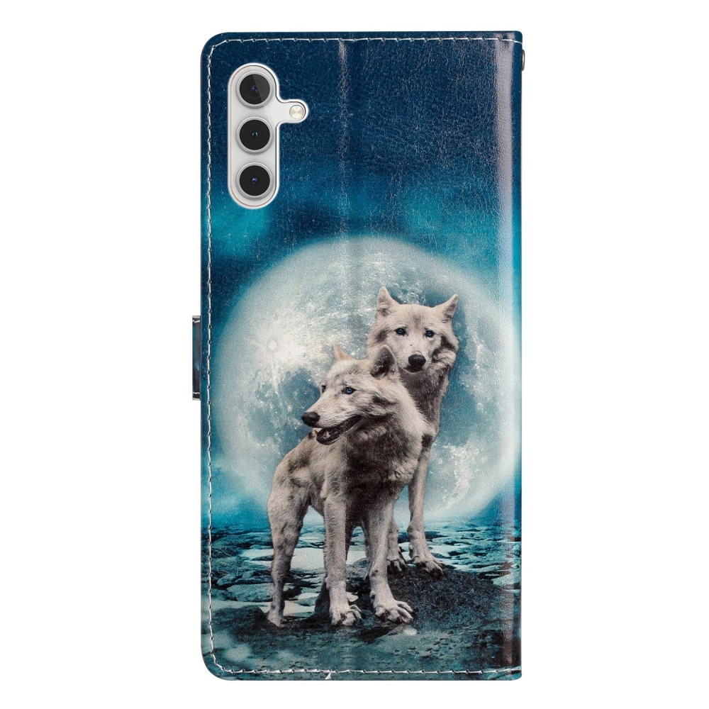 Funda cartera Samsung Galaxy A16 lobos