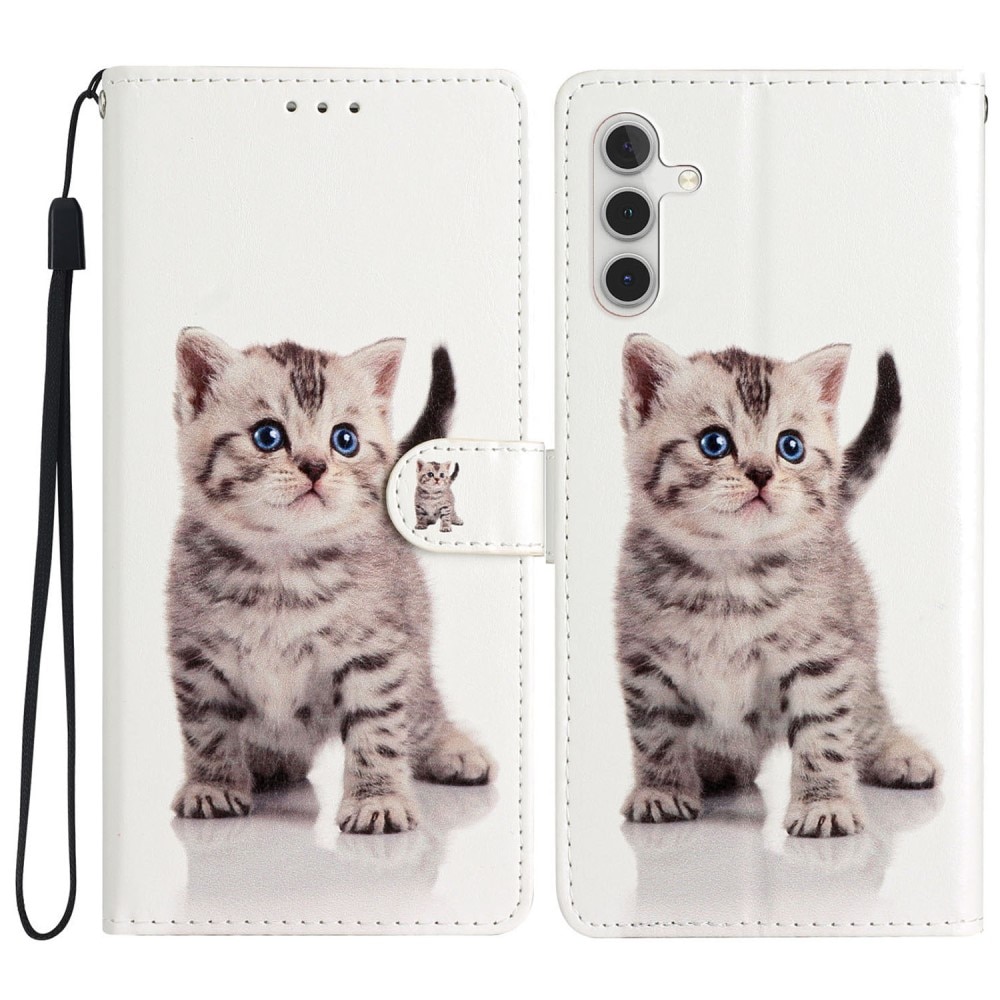 Funda cartera Samsung Galaxy A16 gatito