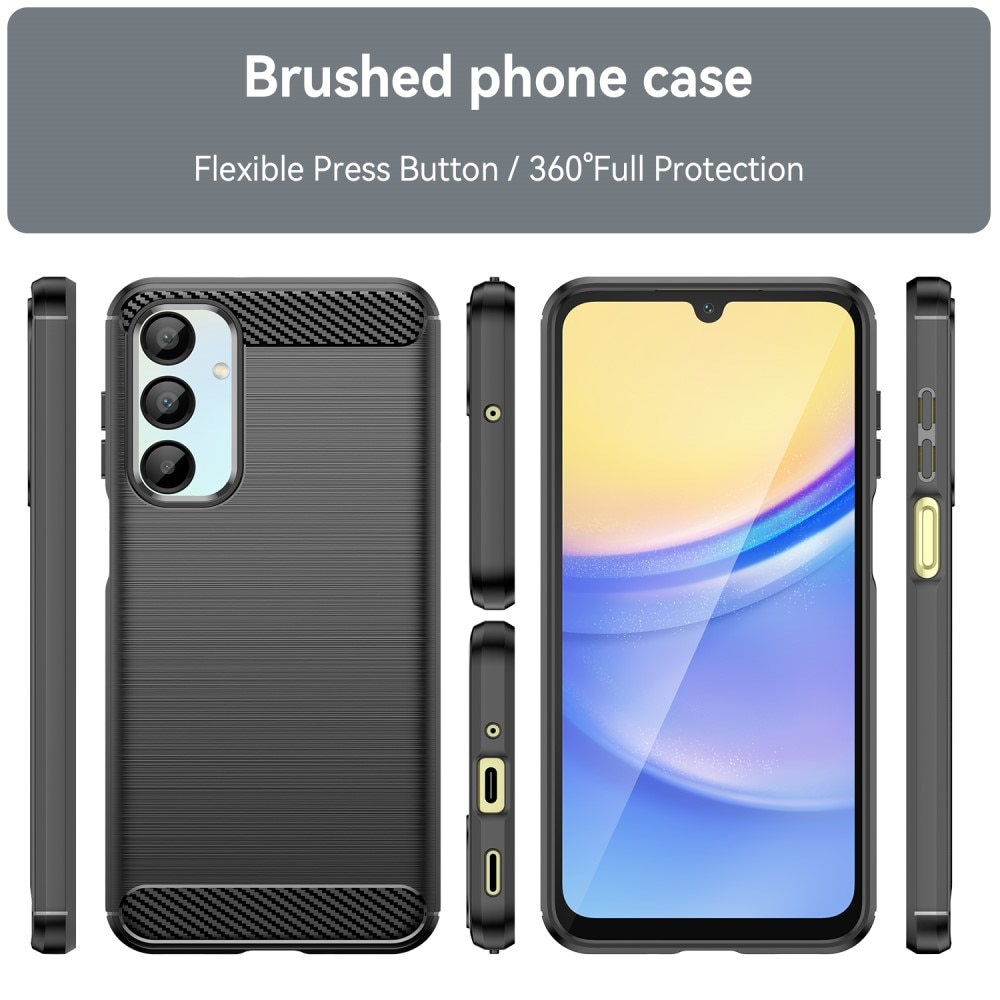 Funda TPU Brushed Samsung Galaxy A16 Black