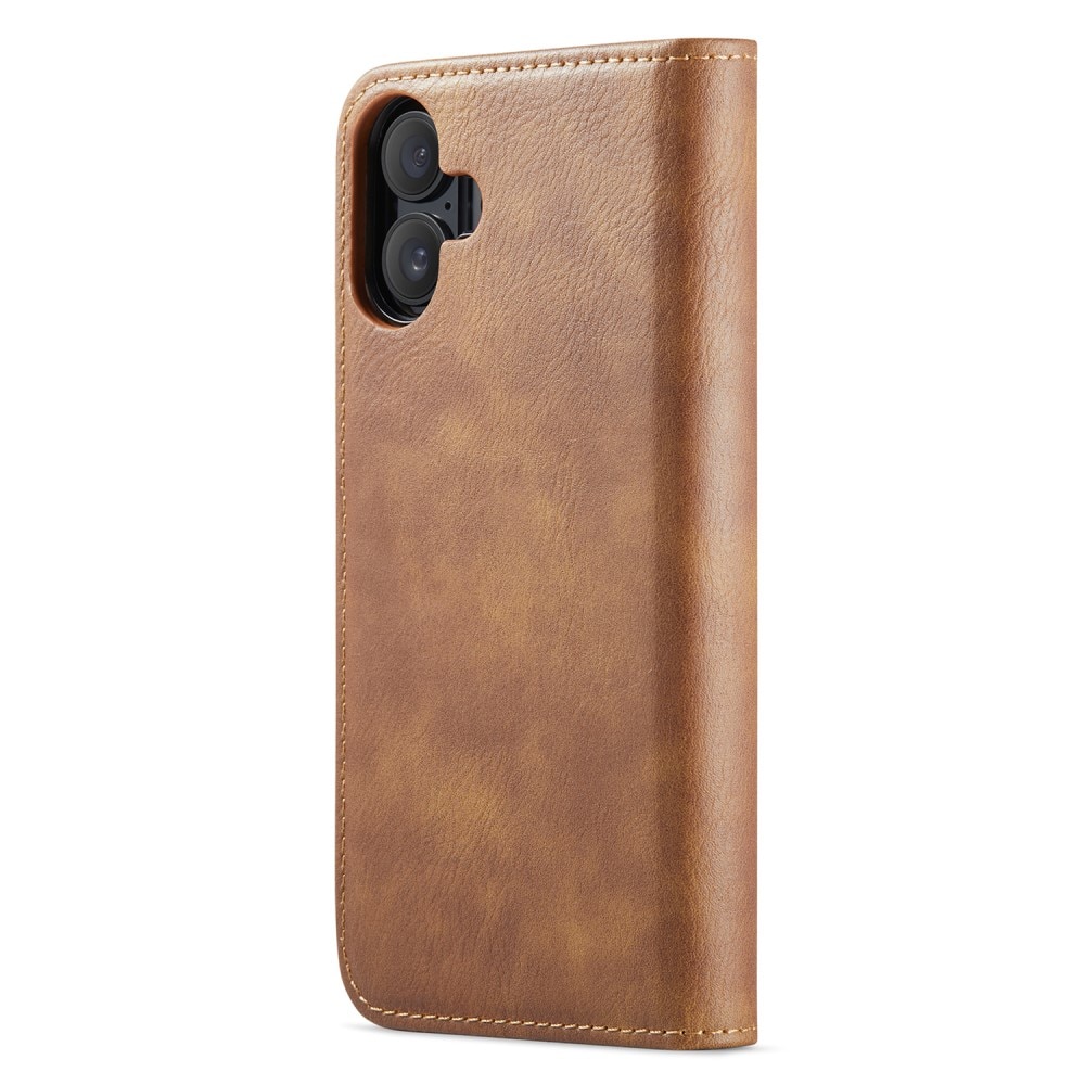 Cartera Magnet Wallet iPhone 16 Plus Cognac