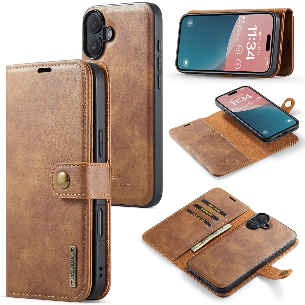 Cartera Magnet Wallet iPhone 16 Plus Cognac