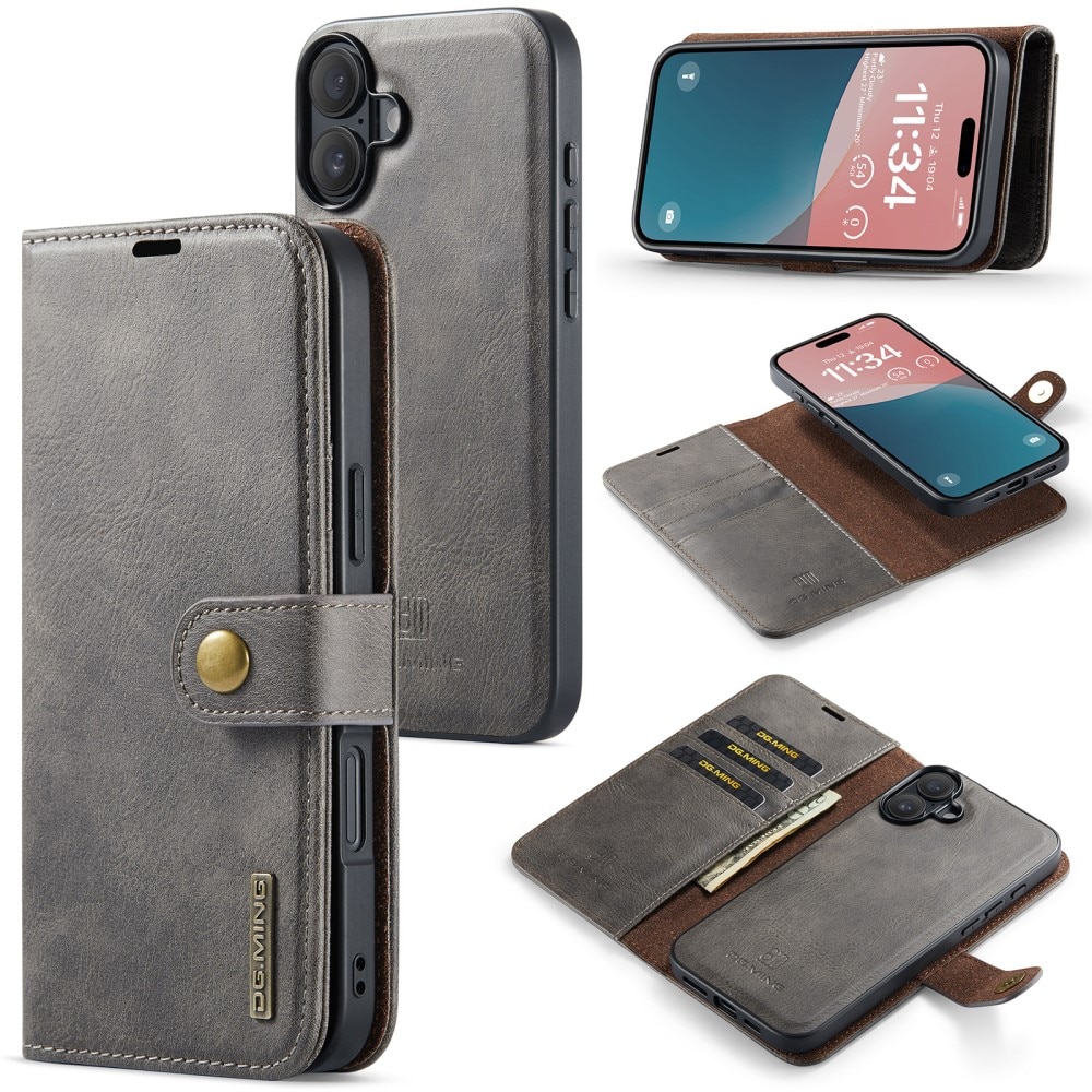 Cartera Magnet Wallet iPhone 16 Brown