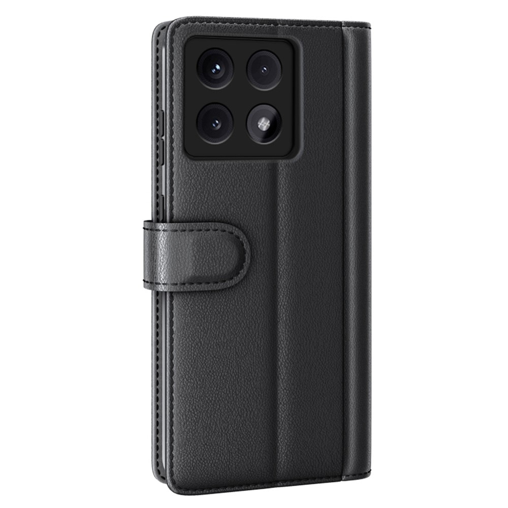 Funda de cuero genuino Xiaomi 14T, negro