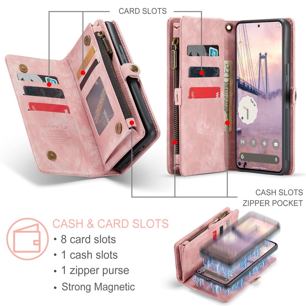 Cartera Multi-Slot Google Pixel 9 Pro XL rosado