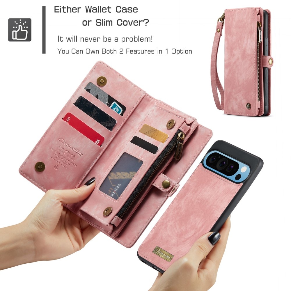 Cartera Multi-Slot Google Pixel 9 Pro XL rosado