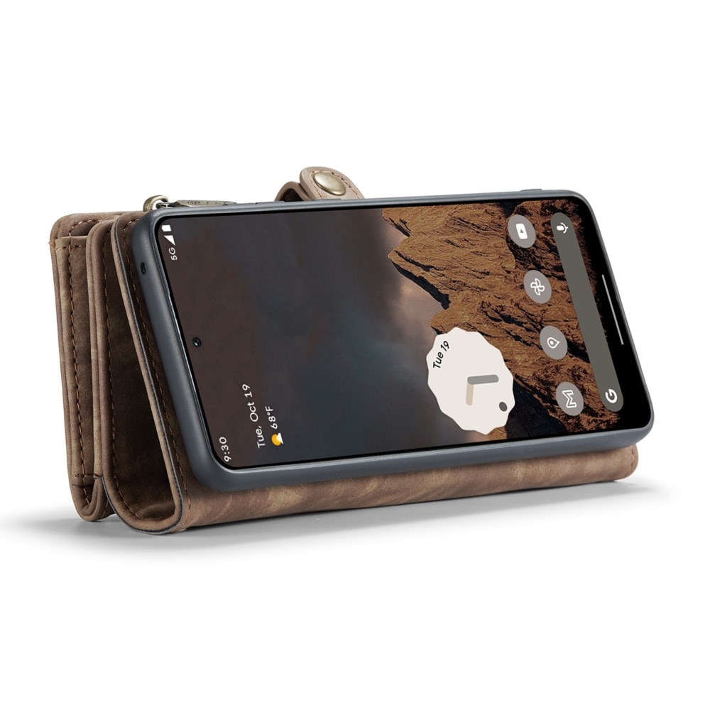 Cartera Multi-Slot Google Pixel 9 marrón