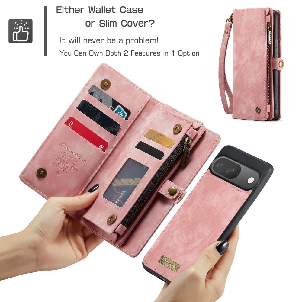 Cartera Multi-Slot Google Pixel 9 rosado