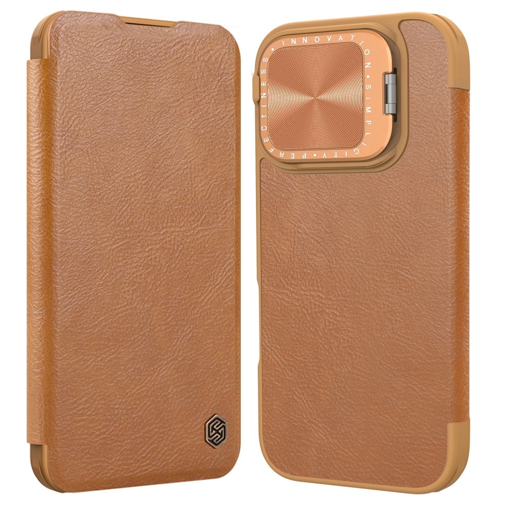 Funda Qin Prop iPhone 16 Pro Max marrón