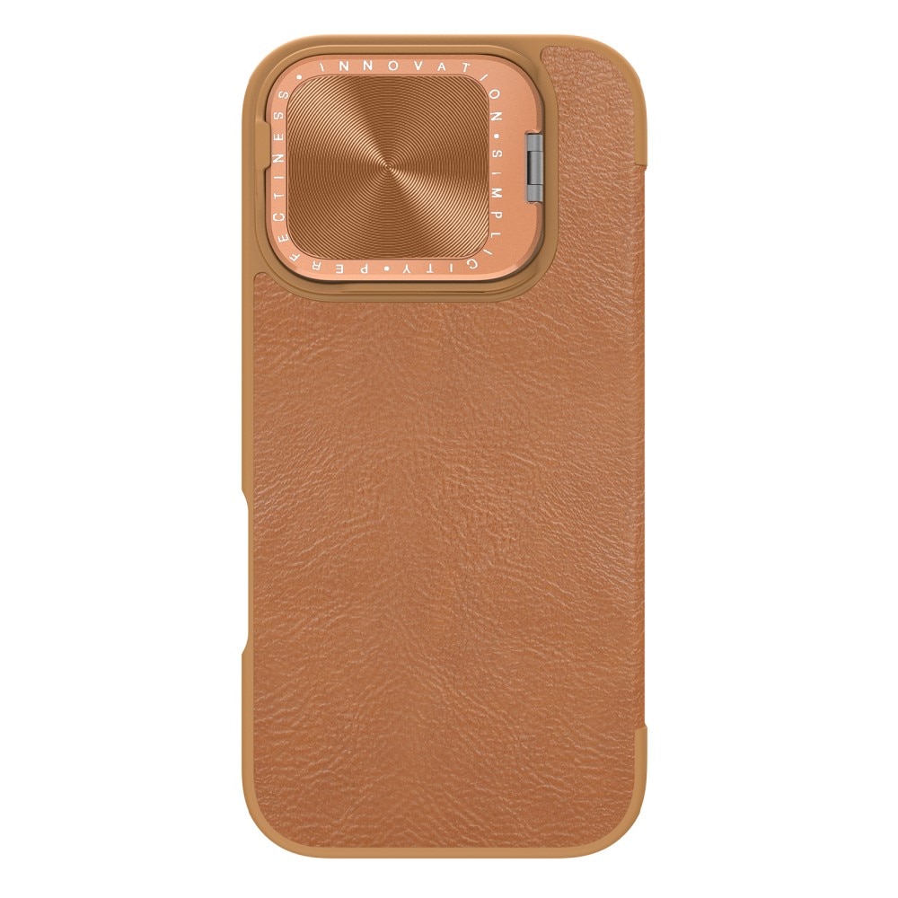 Funda Qin Prop iPhone 16 Pro Max marrón