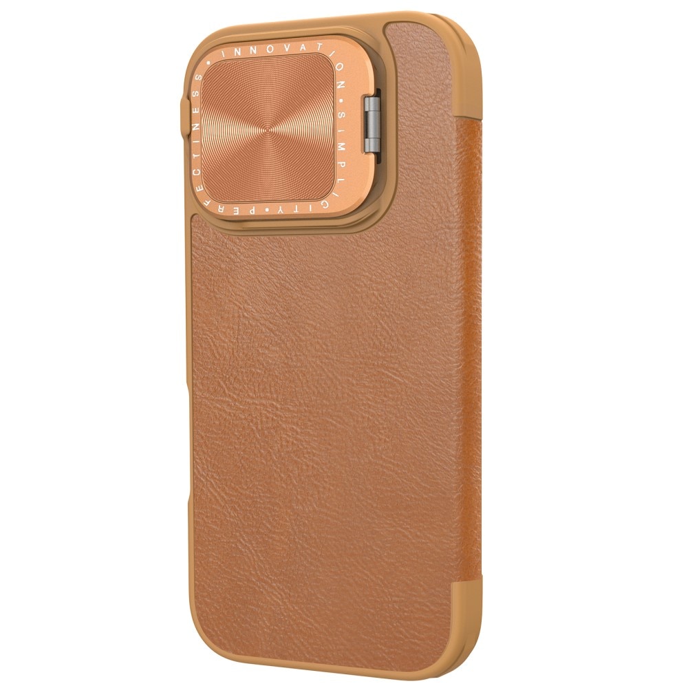 Funda Qin Prop iPhone 16 Pro Max marrón