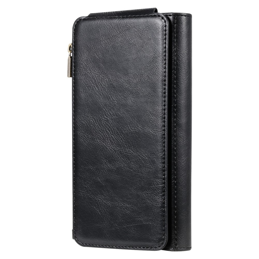 Magnet Leather Multi Wallet iPhone 16 Pro negro