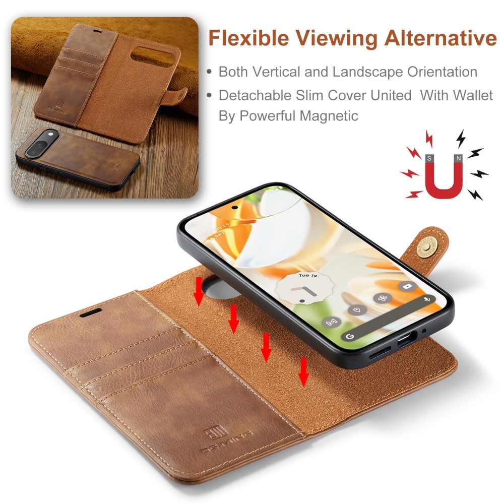 Cartera Magnet Wallet Google Pixel 9 Pro Cognac