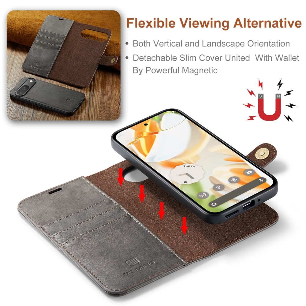 Cartera Magnet Wallet Google Pixel 9 Brown