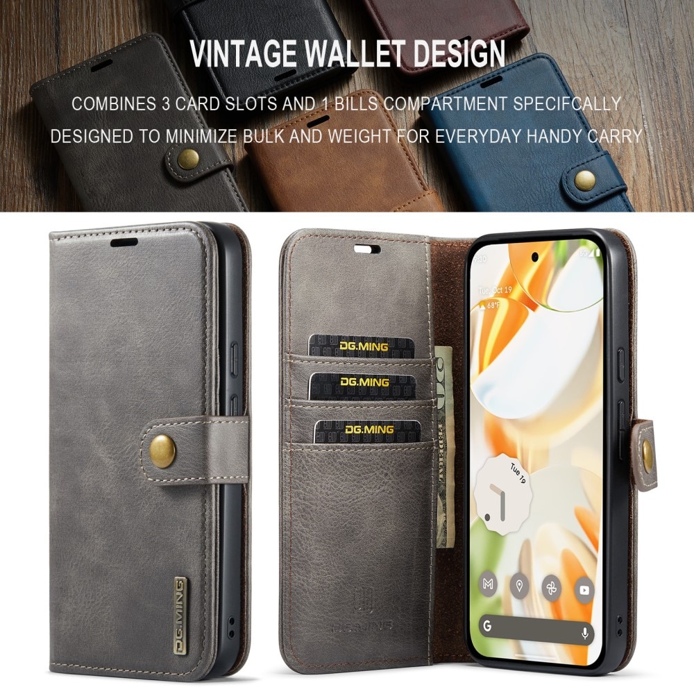 Cartera Magnet Wallet Google Pixel 9 Brown