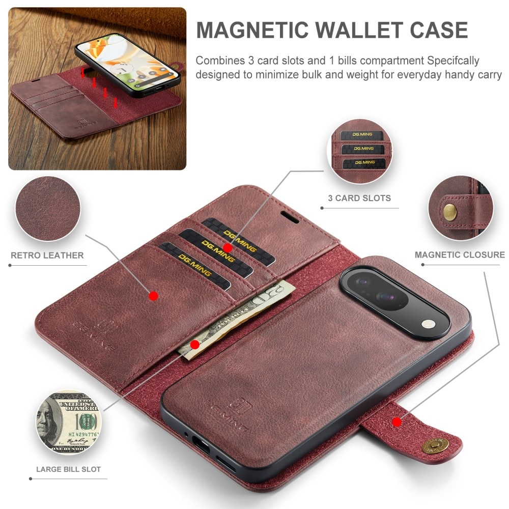 Cartera Magnet Wallet Google Pixel 9 Red