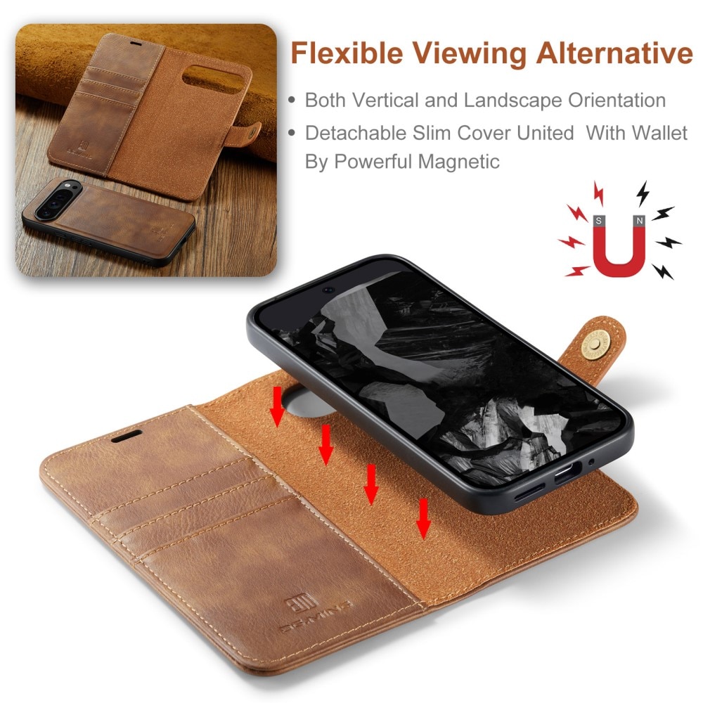 Cartera Magnet Wallet Google Pixel 9 Pro XL Cognac