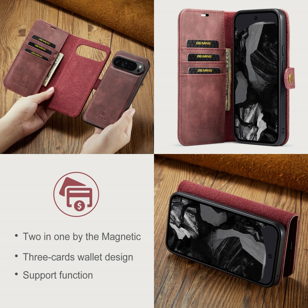 Cartera Magnet Wallet Google Pixel 9 Pro XL Red