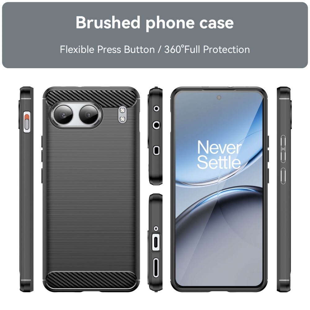 Funda TPU Brushed OnePlus Nord 4 Black