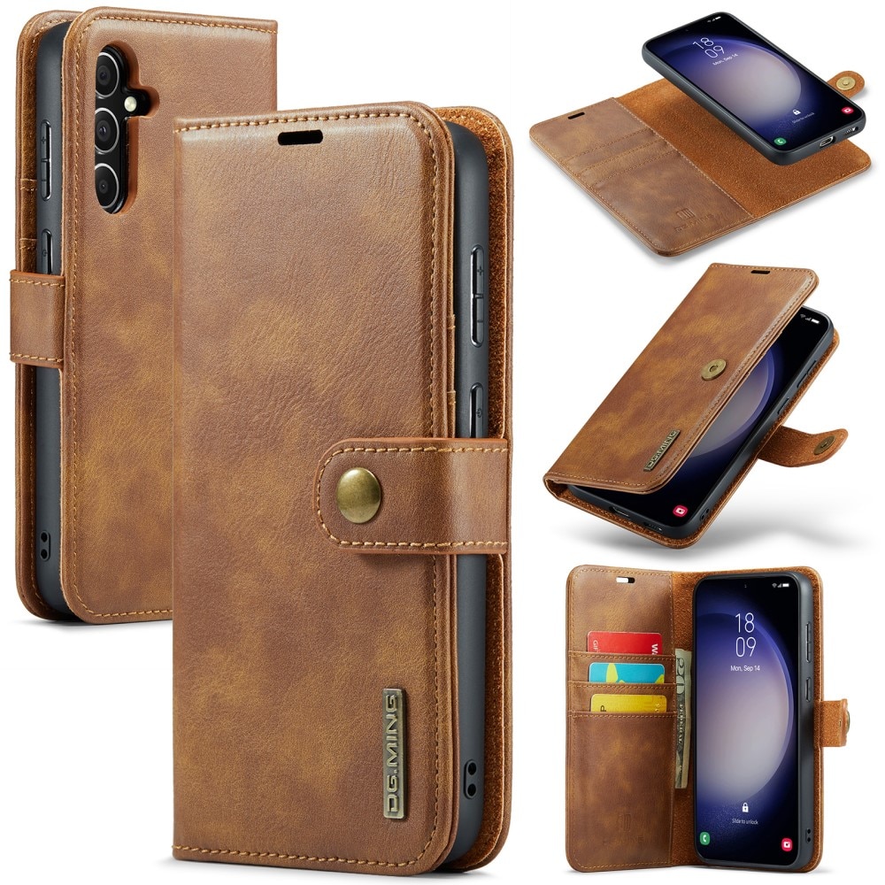 Cartera Magnet Wallet Samsung Galaxy S24 FE Cognac