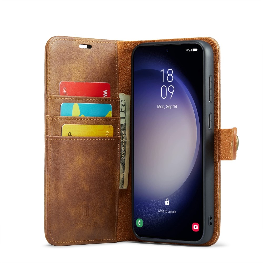 Cartera Magnet Wallet Samsung Galaxy S24 FE Cognac