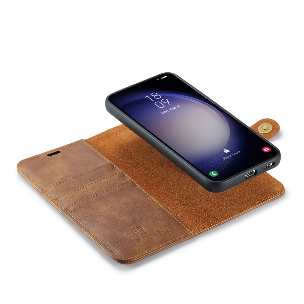 Cartera Magnet Wallet Samsung Galaxy S24 FE Cognac