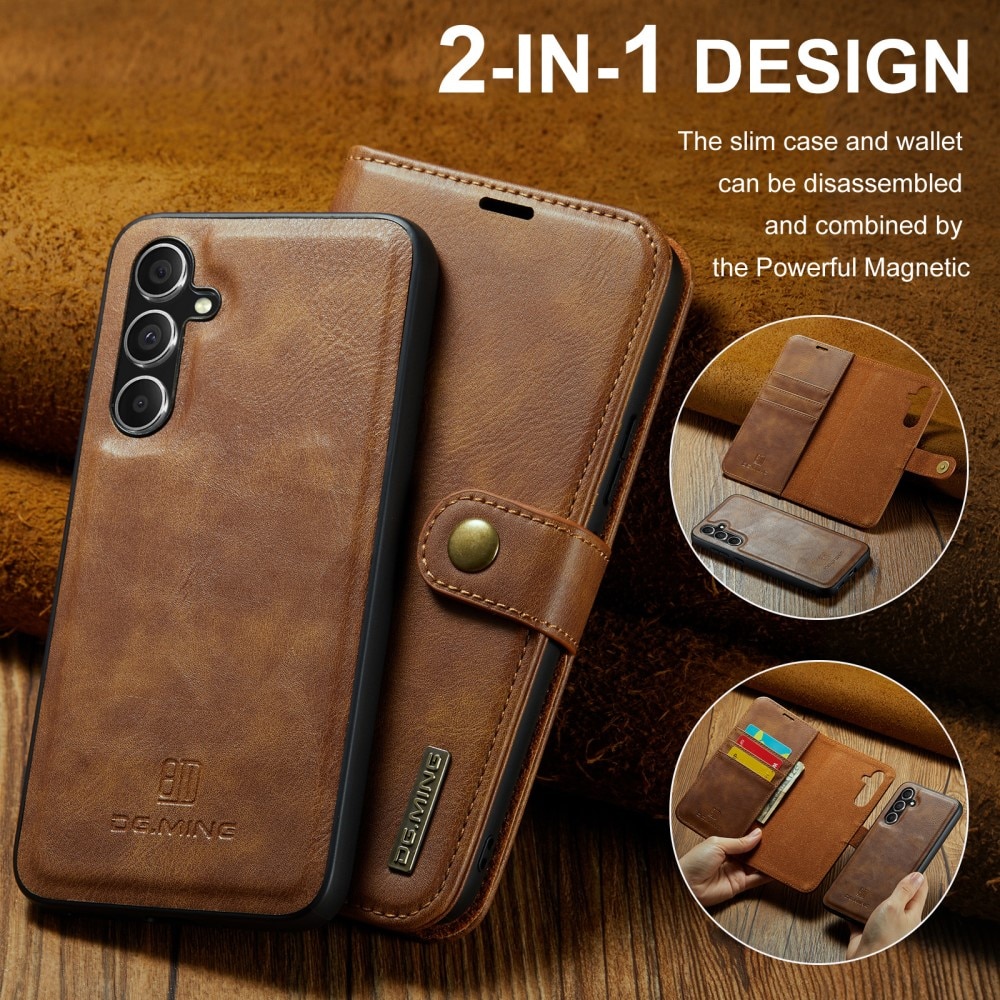 Cartera Magnet Wallet Samsung Galaxy S24 FE Cognac