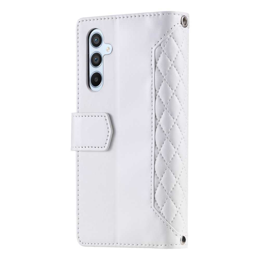 Funda acolchada tipo billetera Samsung Galaxy S25 Plus Blance