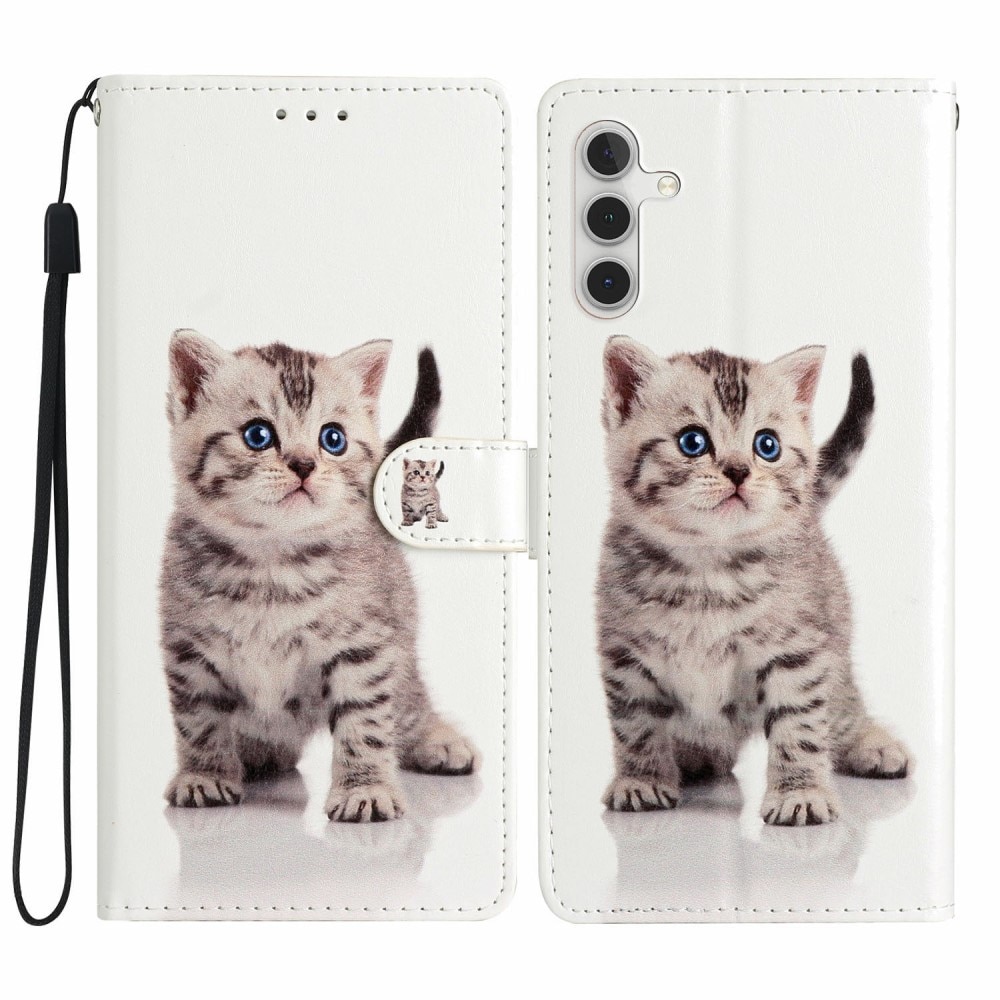 Funda cartera Samsung Galaxy S25 gatito