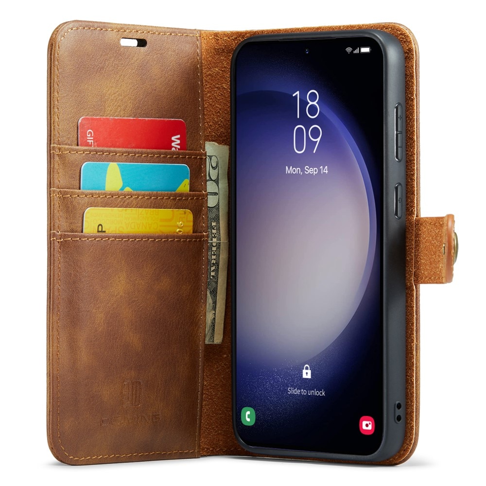 Cartera Magnet Wallet Samsung Galaxy A16 Cognac