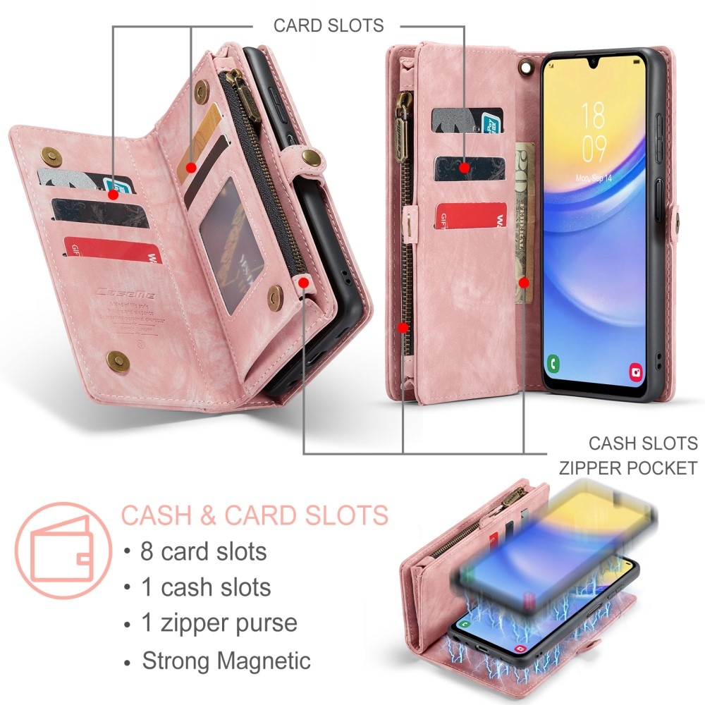 Cartera Multi-Slot Samsung Galaxy A16 rosado