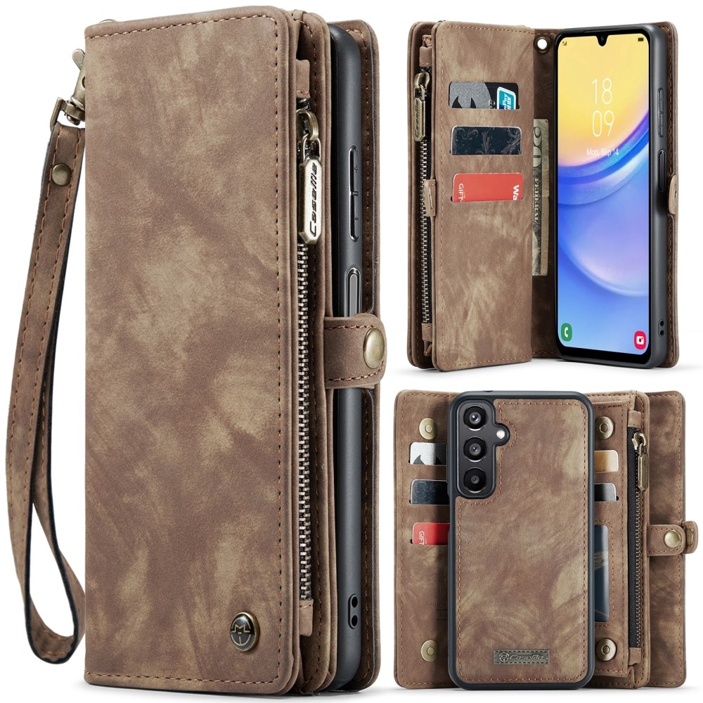 Cartera Multi-Slot Samsung Galaxy A16 marrón