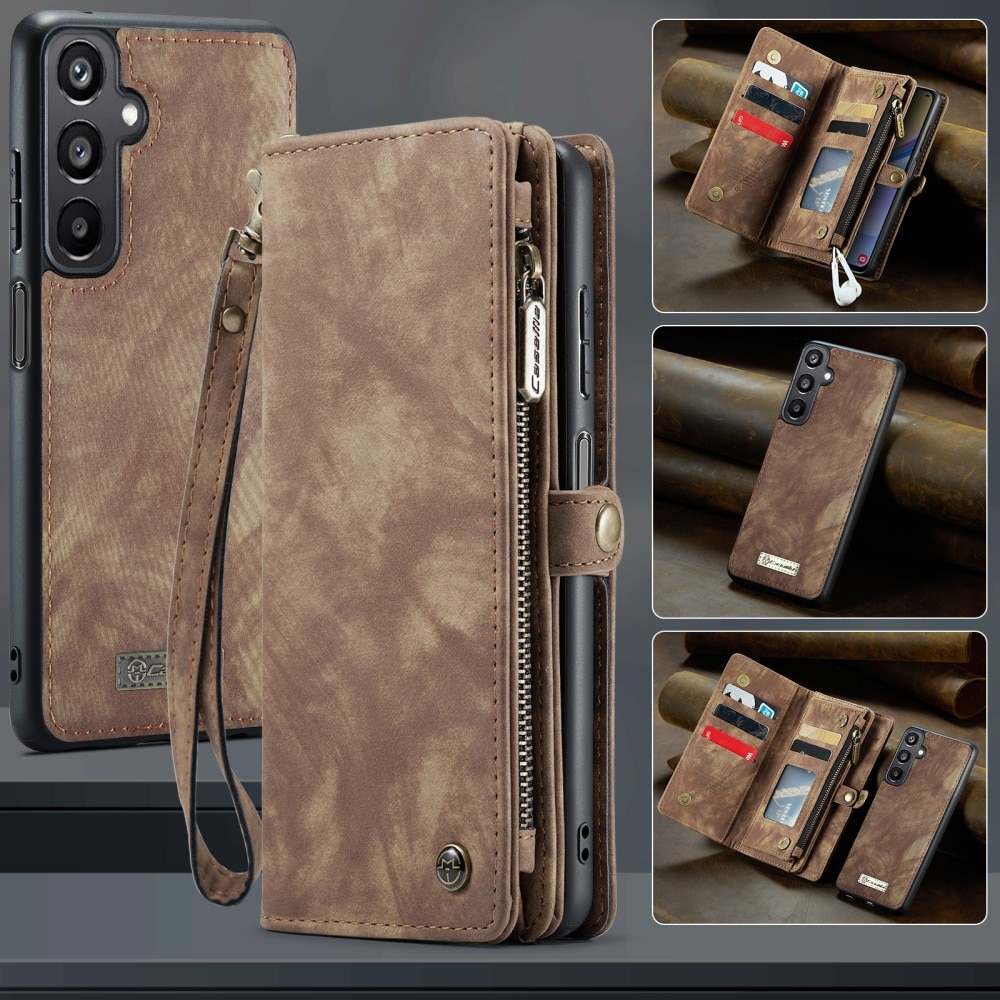 Cartera Multi-Slot Samsung Galaxy A16 marrón