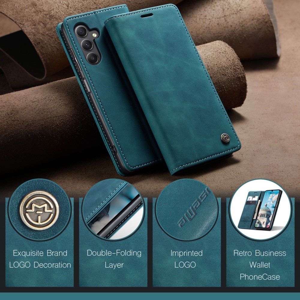 Funda delgada con solapa Samsung Galaxy A16 Azul