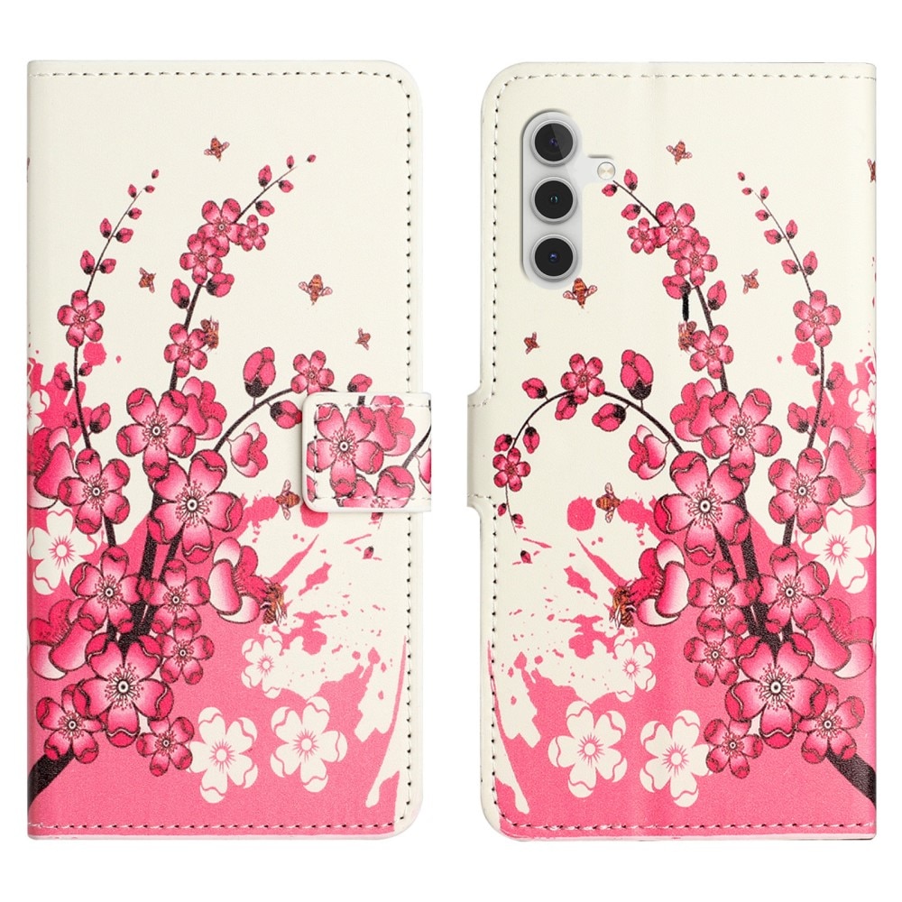 Cartera Samsung Galaxy A56 flores de cerezo