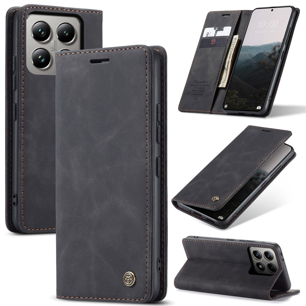 Funda delgada con solapa Xiaomi 14T Pro Negro