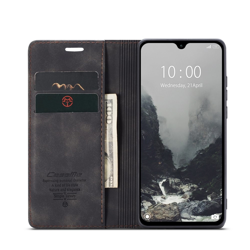 Funda delgada con solapa Xiaomi Redmi 14C Negro