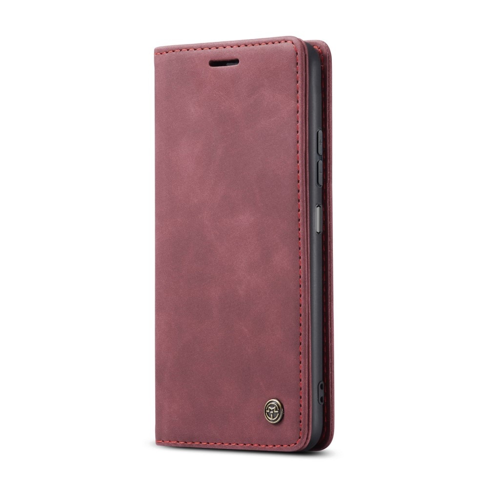 Funda delgada con solapa Xiaomi Redmi 14C Rojo