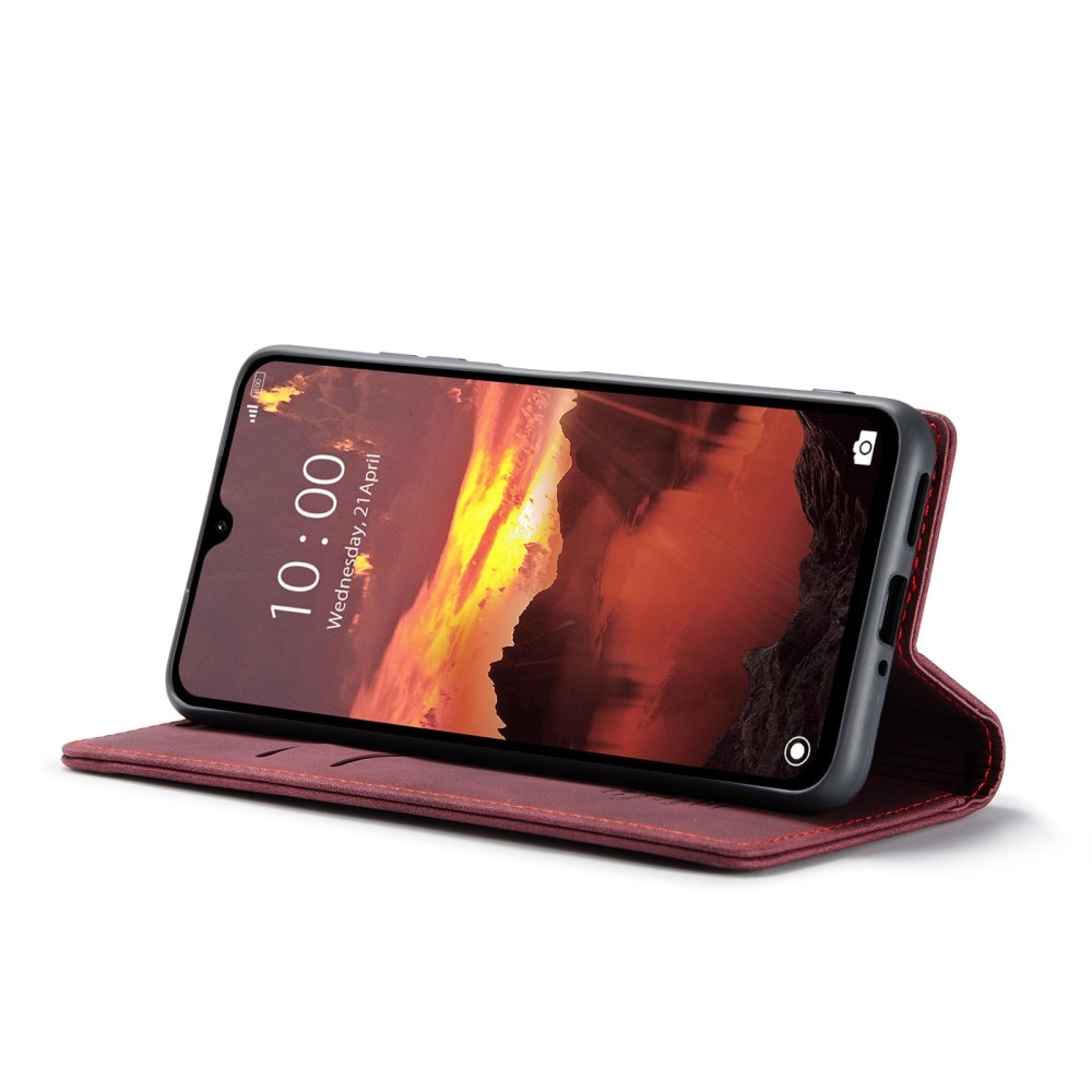 Funda delgada con solapa Xiaomi Redmi 14C Rojo