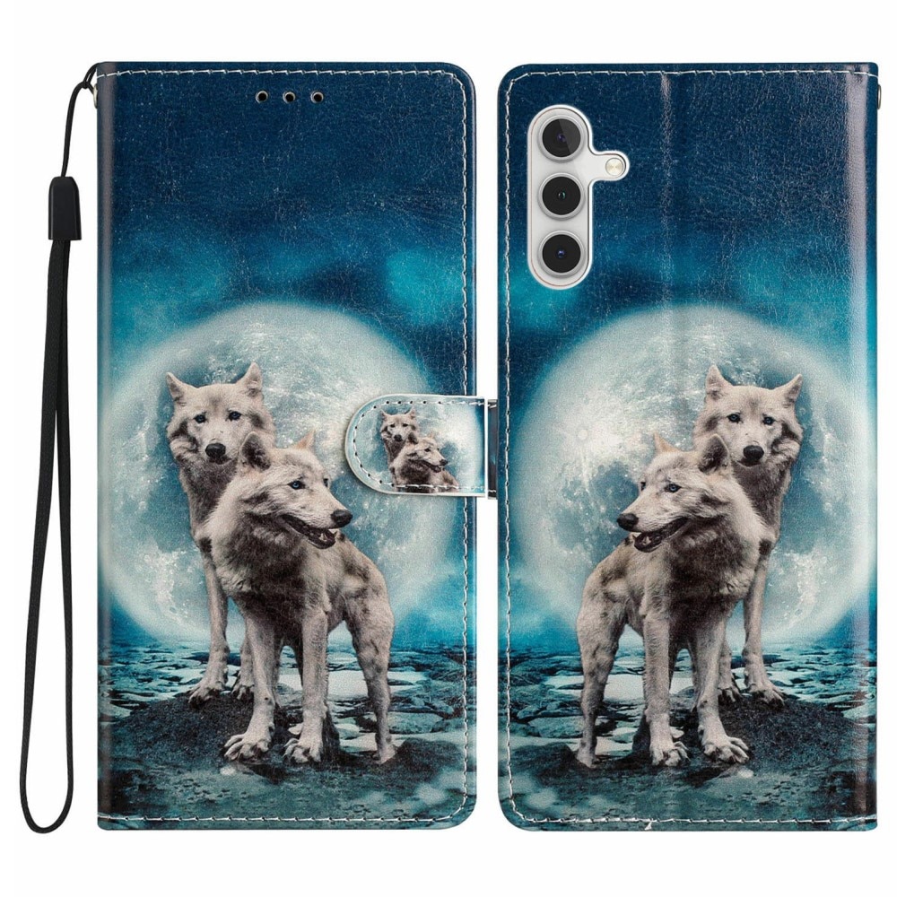 Funda cartera Samsung Galaxy A36 lobos