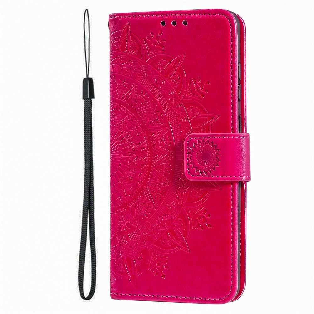 Funda de Cuero Mandala Google Pixel 9a Cerise