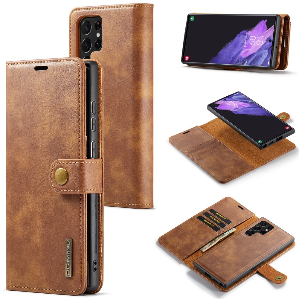 Cartera Magnet Wallet Samsung Galaxy S25 Ultra Cognac