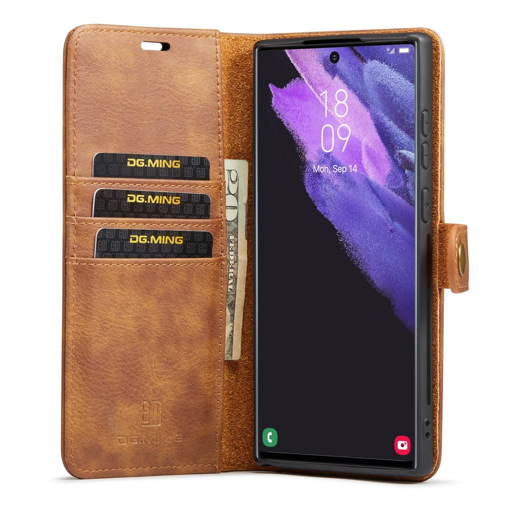 Cartera Magnet Wallet Samsung Galaxy S25 Ultra Cognac