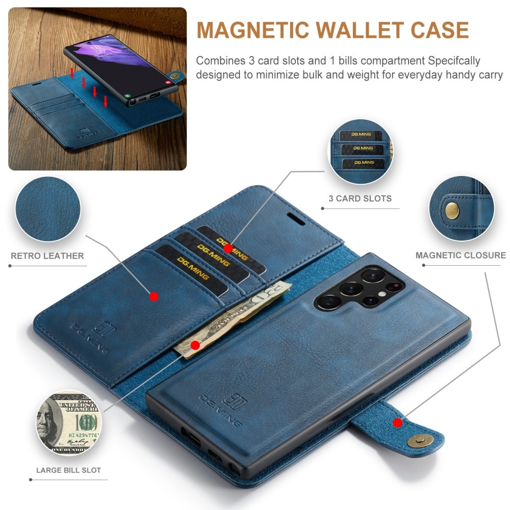 Cartera Magnet Wallet Samsung Galaxy S25 Ultra Blue