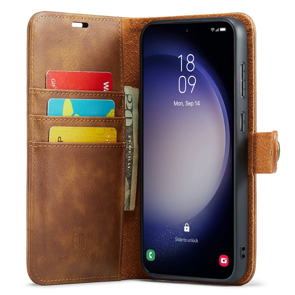 Cartera Magnet Wallet Samsung Galaxy S25 Cognac