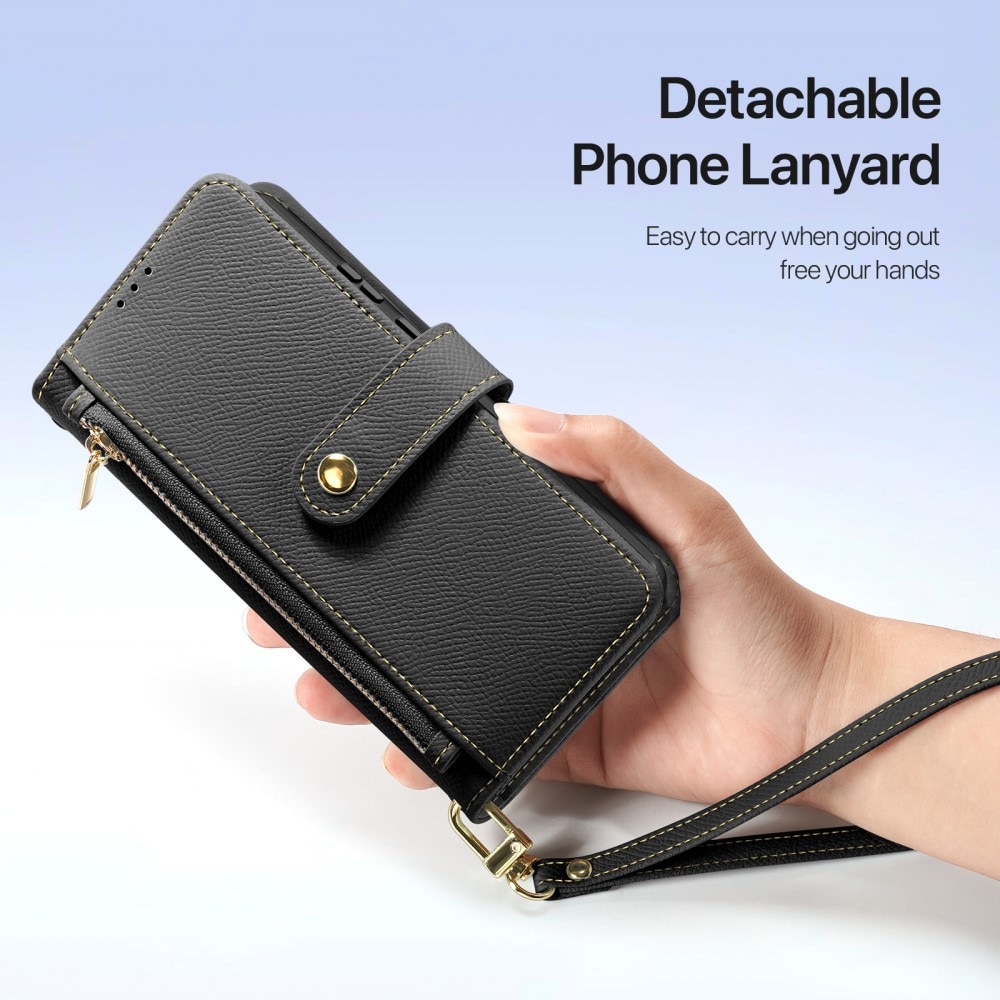 Lawa Series Magnetic Wallet Case Samsung Galaxy S25 Ultra - Black