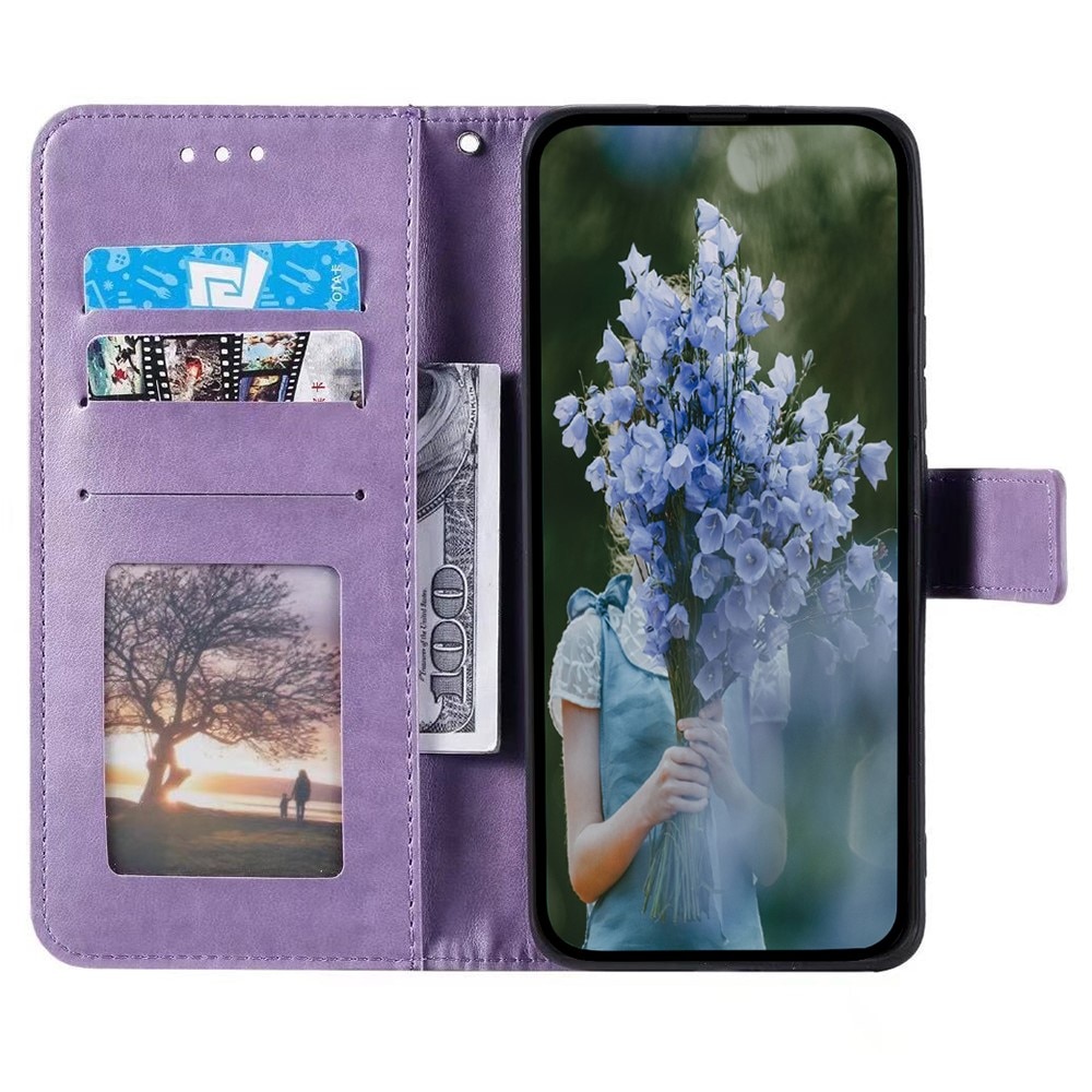 Funda de Cuero Mandala Samsung Galaxy A36 violeta