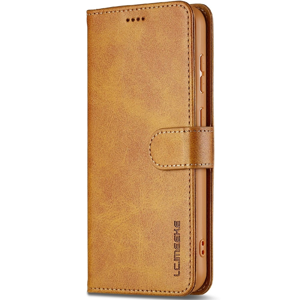 Funda tipo cartera Samsung Galaxy S25 cognac