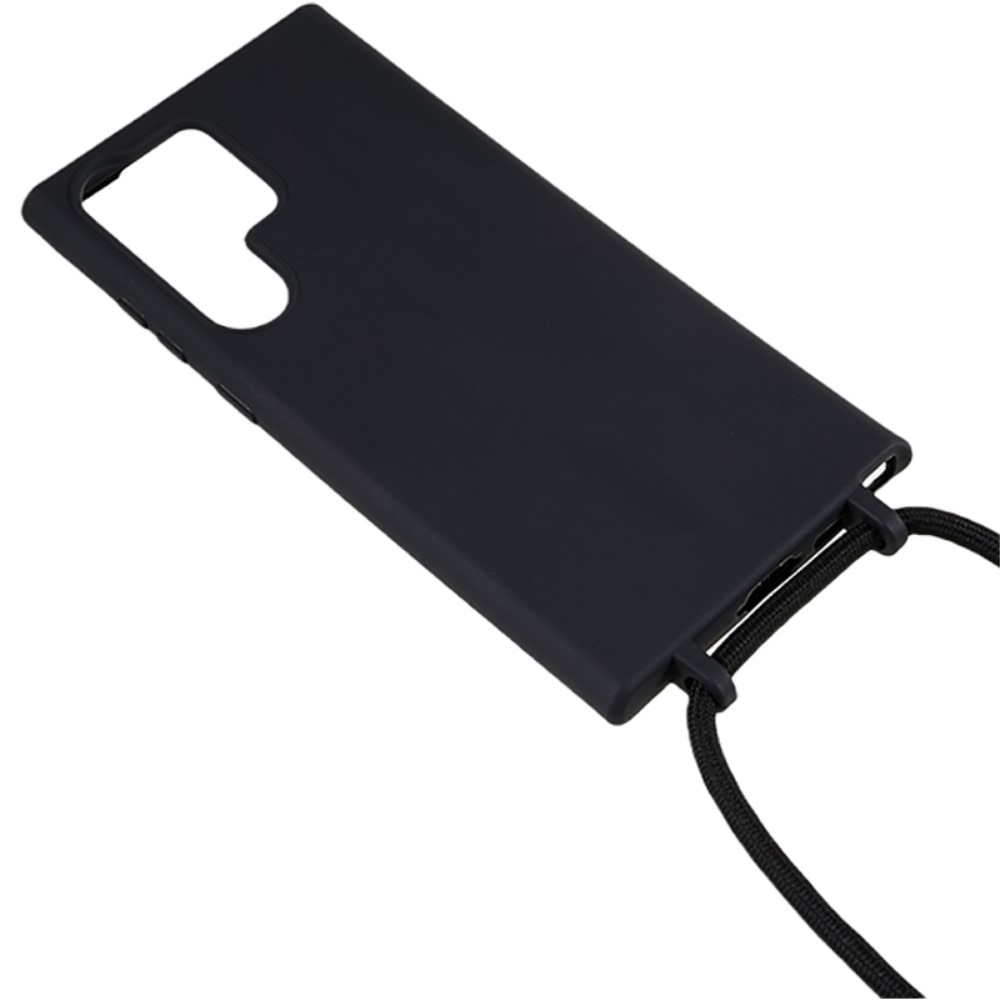 Funda con correa colgante Samsung Galaxy S25 Ultra negro