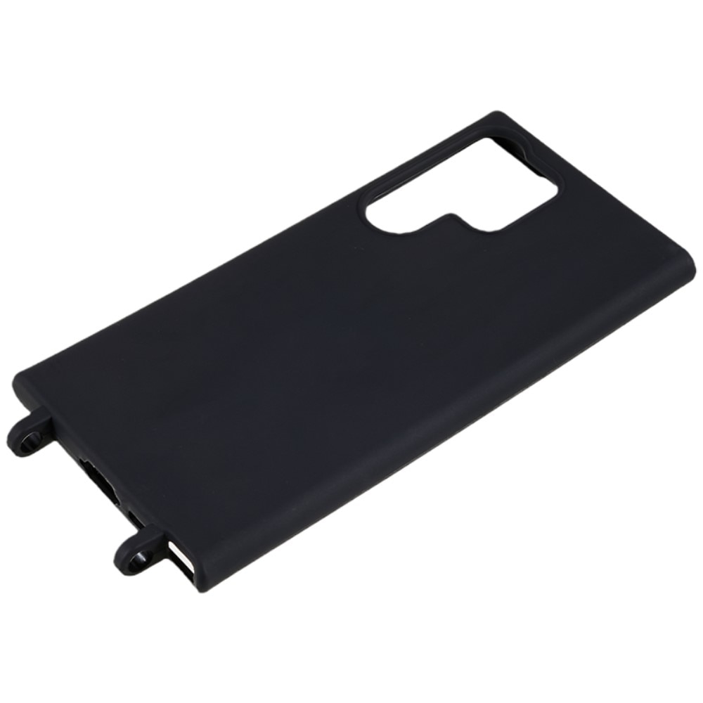 Funda con correa colgante Samsung Galaxy S25 Ultra negro