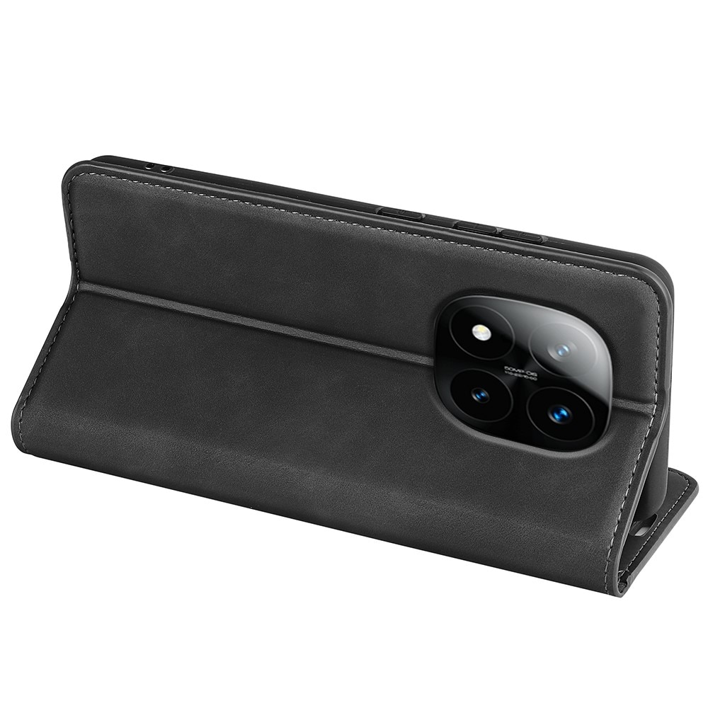 Funda delgada cartera Xiaomi Redmi Note 14 Pro Plus Negro